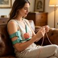 thumbnail image 6 of Portable Wearable Yarn Spool Stand, Hands-Free Arm Yarn Holder for Knitting, Crochet & Fiber Crafts, Compact Yarn Dispenser for Smoother Feeding and Less Tangling While You Work, 6 of 8