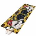 thumbnail image 2 of 2'x6' Rug Runners for Hallways Kitchen, Yellow Sunflower Rooster Non Slip Entryway Beside Floor Carpet Runner, Farmhouse Vintage Rooster Washable Laundry Room Bedroom Throw Rugs Mat for Family Pet, 2 of 8