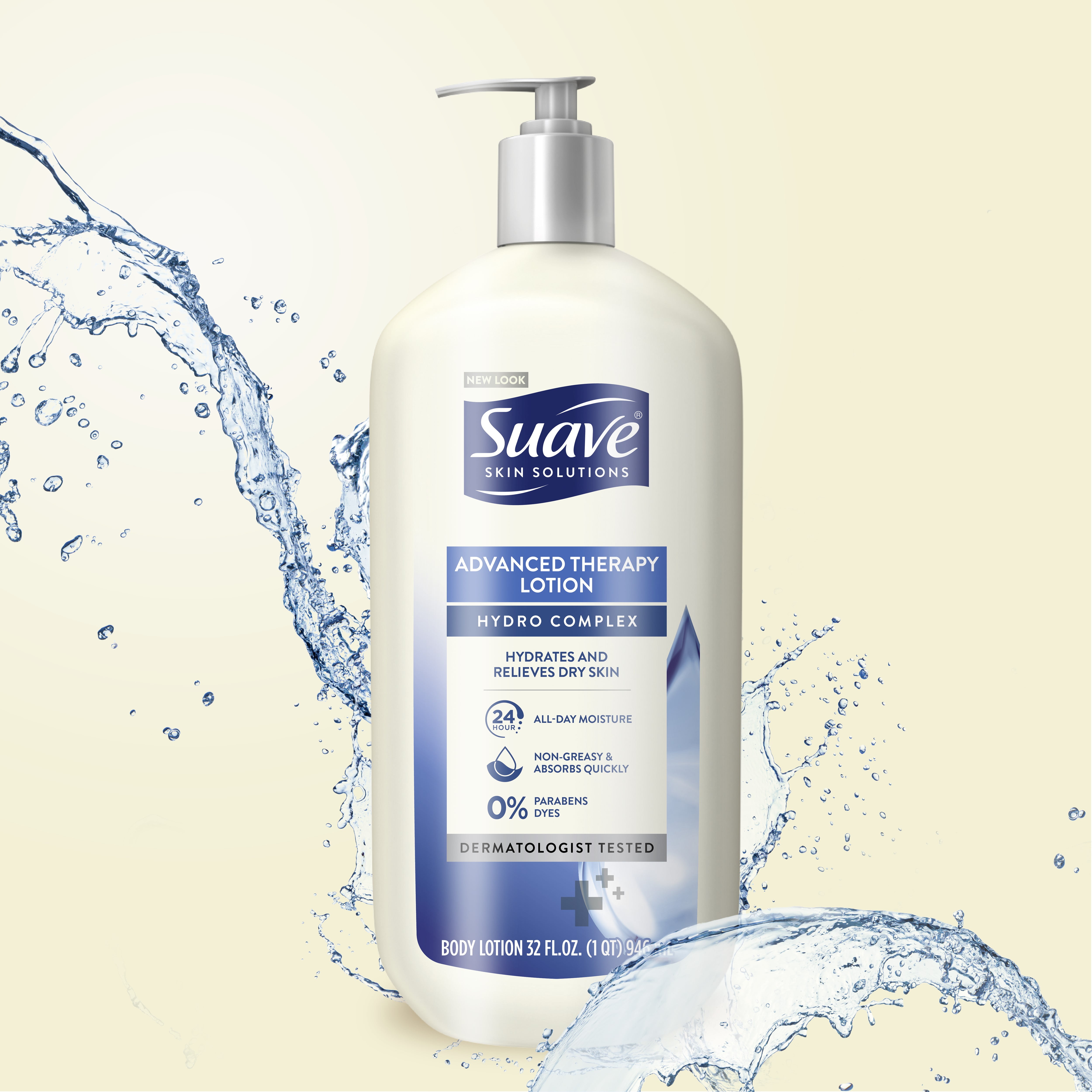 Suave Skin Solutions Body Lotion Advanced Therapy 32 oz
