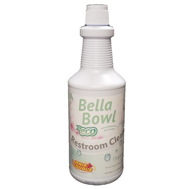 BellaBowl ECO Organic Acid Toilet Bowl & Restroom Cleaner, 1 Quart