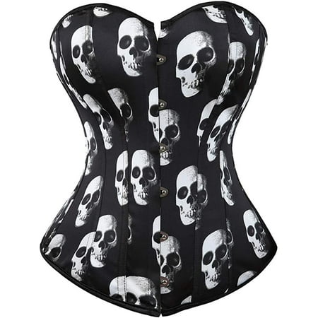 

QWZNDZGR Corsets for Women Plus Size Black Corset Sexy Bustier Corset Top Lingerie