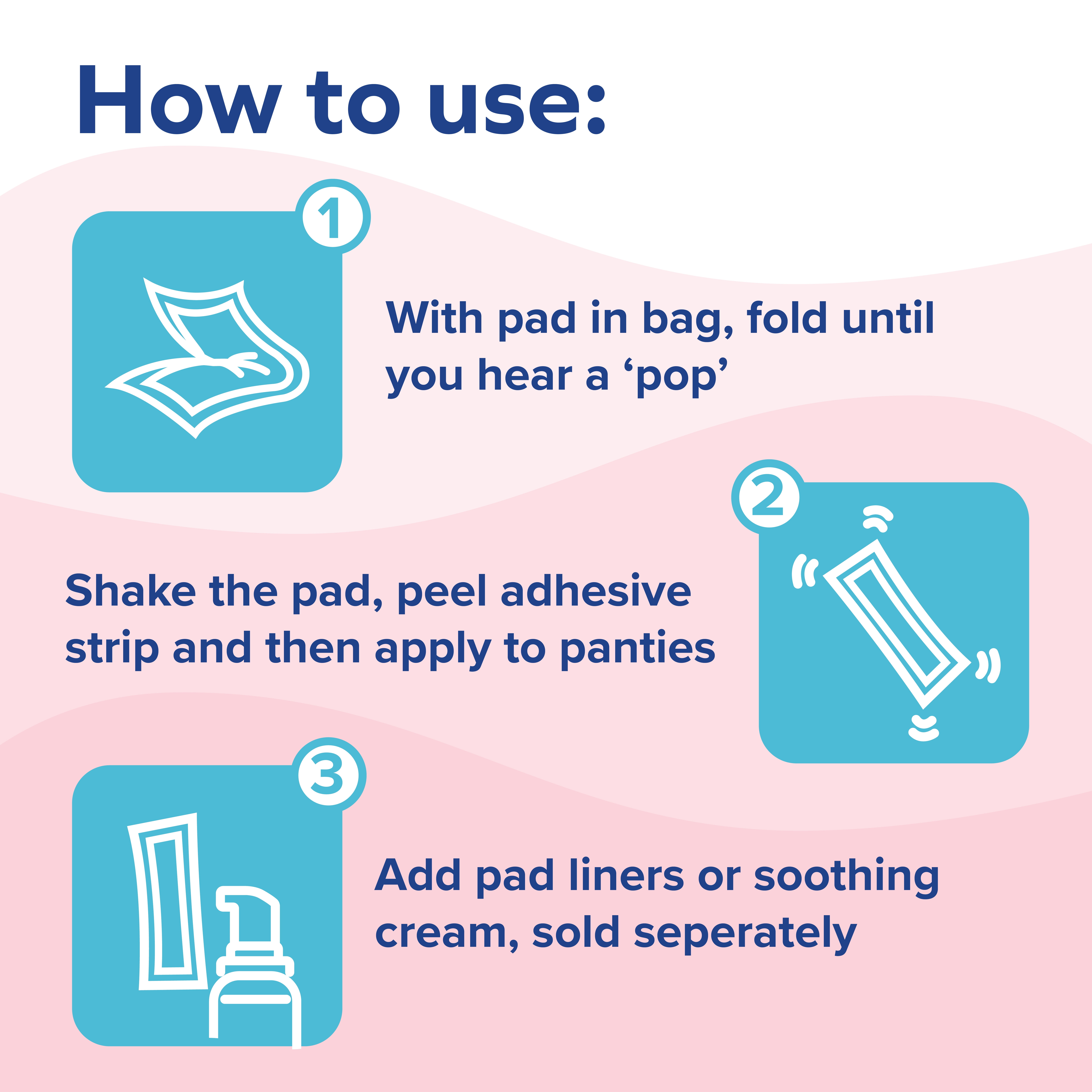 Dr. Talbot's Mom Postpartum Ice Pack Pads for Pain Relief, 8 Pack