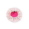 thumbnail image 2 of D-GROEE Satin Bonnet Sleep Bonnet Cap - Large Double Layer Reversible Adjustable Satin Cap for Sleeping Hair Bonnet, 2 of 7