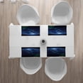 thumbnail image 3 of Ambesonne World Place Mats Set of 4, Central America Countries, Standard Size, Blue Forest Green, 3 of 4
