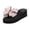 Pink, variant on Wedge Platform Flip Flops for Women Dressy Comfortable Slides Thong Bow Sandals Lightweight Slippers Casual Summer Vacation Shoes Pink Size 7