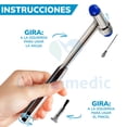 thumbnail image 4 of Martillo Para Reflejos Buck Neurológico Con Brocha y Aguja 3 en 1 Rehabilitacion Color Azul GAMBIMEDIC martillo buck reflejos, 4 of 8
