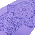 thumbnail image 3 of GoZone 4mm Printed PVC Yoga Mat, Purple Combo, 3 of 4