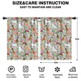 thumbnail image 2 of Blackout Kids Curtains,Cute Boxer Dog and Flowers Florals Childrens Insulated Curtains Set Of 2,Bedroom Essentials,Toddler Room Decor 42"x54"(106x137cm), 2 of 4