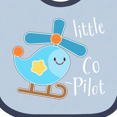 thumbnail image 4 of Inktastic Little Co-pilot Cute Helicopter Boys or Girls Baby Bib, 4 of 4
