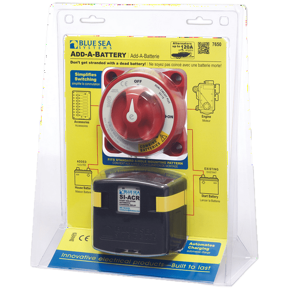 Blue Sea Systems Add-A-Battery Kit -120A