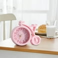 thumbnail image 4 of Alarm Clock for Bedroom, InsCrazy Alarm Clock Desk Bike Mini Clock Student Colorful Mini Decoration Bedside Table Alarm Clocks with Quartz Motion Birthday Gifts, 4 of 5