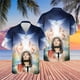 thumbnail image 3 of Dios ama a la gente común Jesús Camisas hawaianas Camisas de playa frescas de moda para hombres y mujeres Camisas florales frescas de verano Ropa, 3 of 5