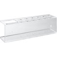 thumbnail image 6 of MyGift 6-Slot Clear Acrylic Wall Mountable Dry Erase Marker w/ Eraser Holder Rack, 6 of 6