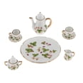 thumbnail image 3 of Juego de té de cerámica floral de muñecas en miniatura Sunnimix 8 piezas, 3 of 8