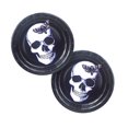 thumbnail image 4 of 8ct 9in round plate - skull, 4 of 5