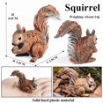 thumbnail image 1 of Oenux Wild Animals Simulation Rodent Marmot Mouse Model Squirrel Rat Chinchilla Action Figure Figurine Collection Cute Kid Toy, 1 of 10
