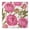 White-2, variant on Square Tablecloth with Elastic Edges 36 * 36 Inch Pioneer Waterproof Pink Paper Peony Flowers Table Cover Washable Indoor and Outdoor for Party Kitchen Dinner Banquet Patio Picnic