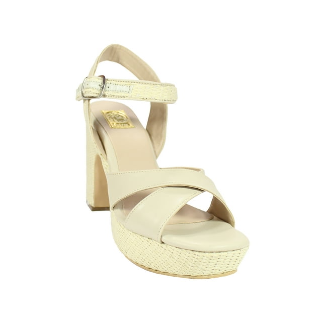 Sandalia de vestir Tacones Mujer Sintetico Nude Beige Leon 494062