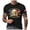 Black, variant on Mens Fourth of July Shirt 4th of July American Flag Short Sleeve Mens Shirts Retro Summer Vacation Casual Shirts (AG,S)