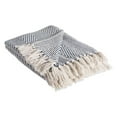 thumbnail image 1 of Design Imports CAMZ10583 Couverture Chevron Urbain Bleu Français, 1 of 10
