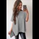 thumbnail image 4 of Suéter Holgado de Corta con Hombros Caídos para Mujer, Gris , Talla M, 4 of 9