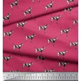 thumbnail image 2 of Soimoi Poly Georgette Fabric Great Dane Dog Printed Fabric 1 Yard 42 Inch Wide, 2 of 3