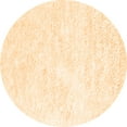 thumbnail image 1 of Ahgly Company Indoor Round Solid Orange Modern Area Rugs, 3' Round, 1 of 1