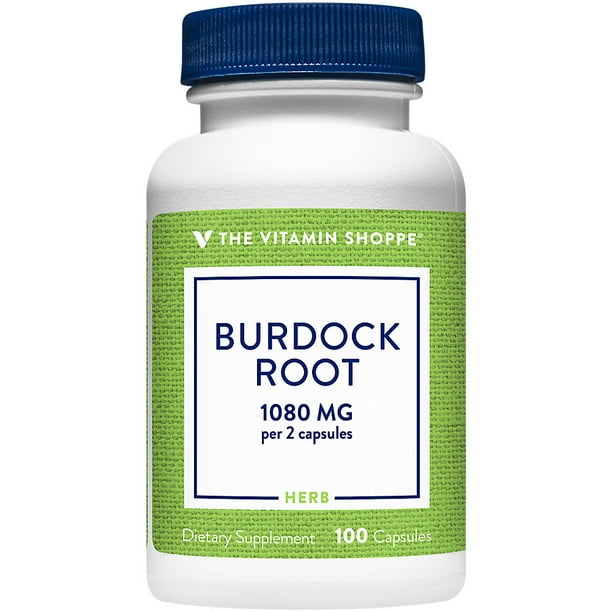 Burdock Root Arctium Lappa 1080mg A Traditional Herb That Supports Detoxification 100 Capsules By The Vitamin Shoppe Walmart Com