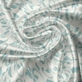 thumbnail image 5 of Ambesonne Ivory and Blue Window Valance, Victorian Flower, 54" X 18", Turquoise and Ivory, 5 of 5