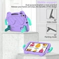 thumbnail image 3 of ELEHOLD Kids Friendly Case for iPad 10th Gen 10.9" 2022, EVA + Hard PC Hybrid Shockproof Full Body Protective Multi-Angle Kickstand Case Cute Cover with Handle Grip for iPad 10th Generation, Purple, 3 of 6