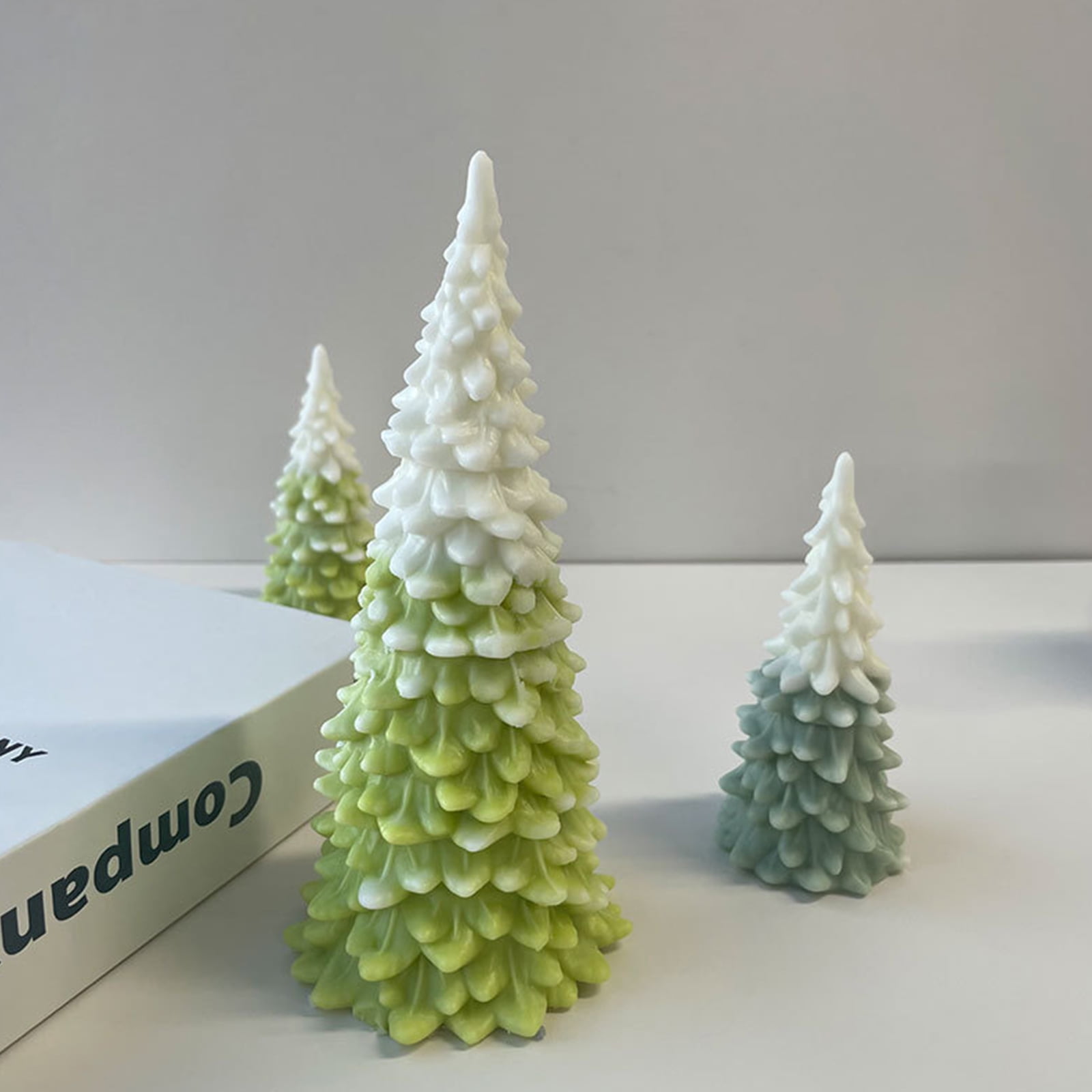 Christmas Tree Silicone Mold Tree Cake Decoration Mold Desktop Ornament Epoxy Resin Molds