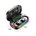 thumbnail image 3 of Ganfancp Auriculares Inalámbricos Bluetooth 5.3 In Ear Auriculares Ligeros con Micrófono Incorporado Auriculares con Sonido Envolvente Ipx4 con Estuche de Carga Liquidación 1X Host 1X Cable de Carga, 3 of 7