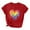 Red, variant on Women Casual Tops Summer Soft T Shirts Loose Fit Summer Shirts for Teens Modest
