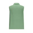 thumbnail image 5 of Eryao Beach Tank Tops for Men Vacation Sleeveless Linen Shirts Breathable Athletic Muscle Tees,Green,XL, 5 of 7