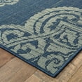thumbnail image 5 of HomeRoots 9' X 13' Blue Oriental Stain Resistant Indoor Outdoor Area Rug, 5 of 6
