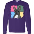 thumbnail image 3 of Inktastic Blue French Bull Dog Long Sleeve T-Shirt, 3 of 5
