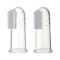 thumbnail image 2 of Juego de 8 cepillos de dientes de dedo de silicona suave para masaje de encías, cepillo de limpieza bucal de silicona con estuche., 2 of 5