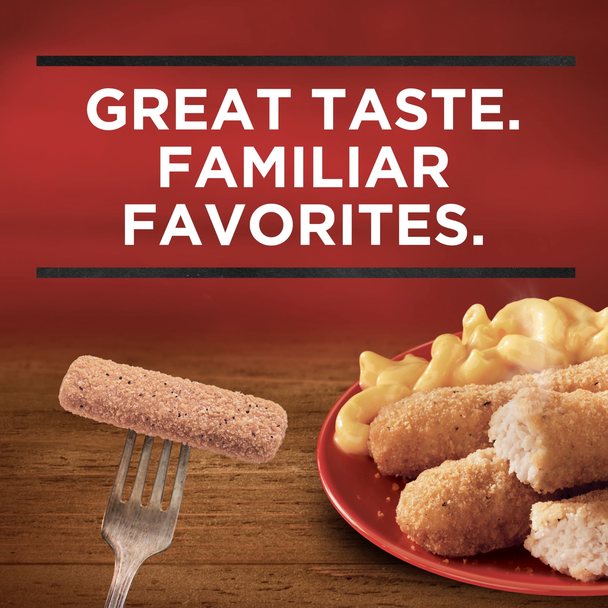Banquet Chicken Fingers With Mac & Cheese, 14g Protein, Frozen Meal, 6.5 oz.