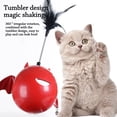 thumbnail image 6 of Pet Supplies Little Devil Shape Halloween Smarter Playing Treat Ball Slow Feeding Toys Tumbler Feeder Food Leakage RED, 6 of 8