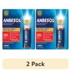 (2 pack) Anbesol Instant Oral Pain Relief, Benzocaine, Liquid Maximum Strength, 0.41 fl oz.