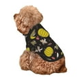 thumbnail image 5 of Gaeub yellow Pumpkin Corn Dog Hoodie Sweatshirts Warm Dog Clothes for Small Dogs,Puppy and Cat Costume-, 5 of 7