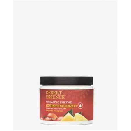 Desert Essence Pineapple Enzyme Facial Cleansing Pads, 50 Ea
