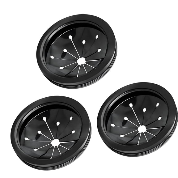3pack Kitchen Sink Drain Strainer Assembly Garbage Disposal Flanges Stoppers Plugs for Waste Disposal
