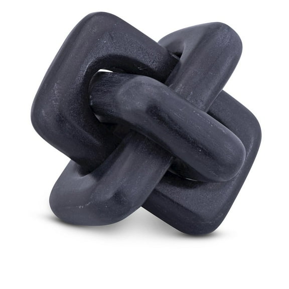 Meridina Furniture Bond Black Marble Decorative Knot