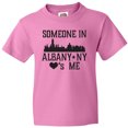 thumbnail image 3 of Inktastic Albany New York Skyline Someone Loves Me Youth T-Shirt, 3 of 5