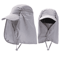 thumbnail image 1 of Visor Hats Fishing Sun Protector Cap UV Protection Face Neck Cover Sun Protectio, 1 of 3