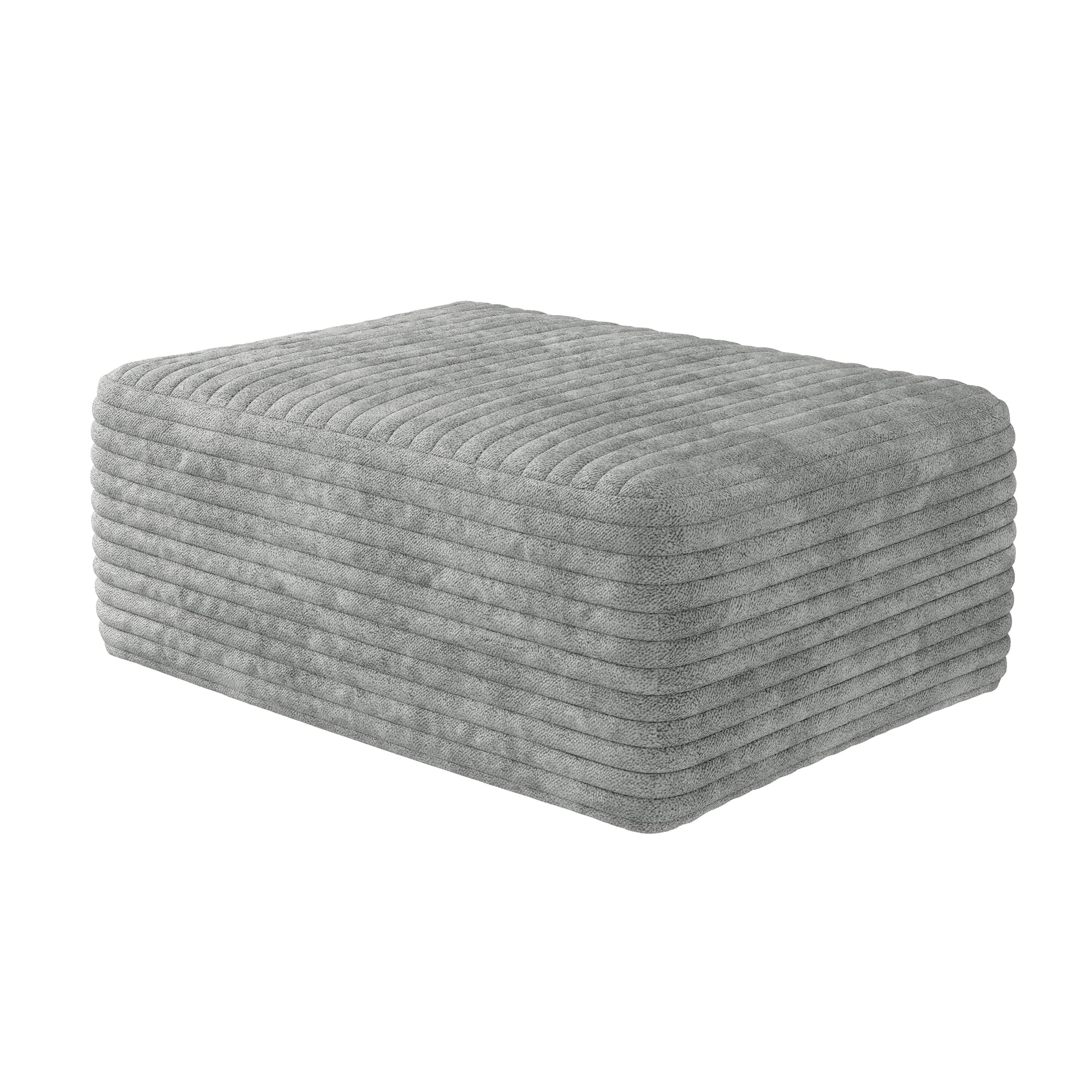MAYEERTY 66.9" Gray Modern Modular Cloud Sectional No Assembly Compact Neutral Room