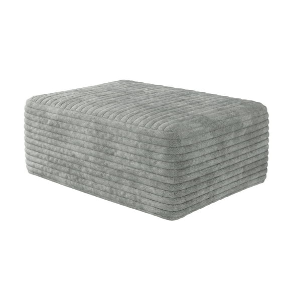 Footrest Ottomans, Y119-OTTOMAN-GREY ottoman grey, Storage Ottomans, Leather Ottomans,