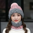 thumbnail image 5 of iHPH7 Winter Scarf Neck Warmer Hat Scarf Christmas Gifts Gorros De Frio Para Mujeres Windproof Scarf Hats Winter Accessories for Women Pink One Size, 5 of 6