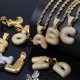 thumbnail image 1 of A-Z personalizado con 26 letras, colgante con nombre, circonita cúbica de Color dorado, collares de Hip Hop, regalo de joyería, envío directo, 1 of 3